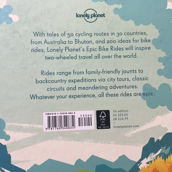 Lonely Planet book Epic Bike Rides of the World Book - Picture 3 of 6